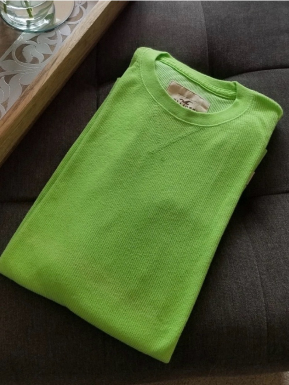 Men’s Hollister Neon Long Sleeve T-shirt